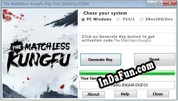 The Matchless KungFu key for free