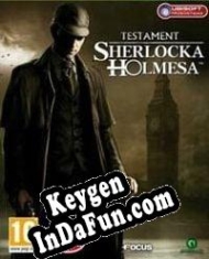 Registration key for game  The Testament of Sherlock Holmes