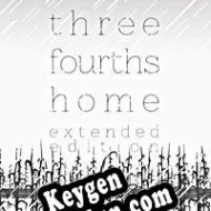 Activation key for Three Fourths Home