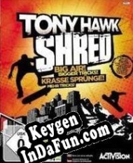 Key for game Tony Hawk: SHRED