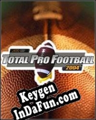 Registration key for game  Total Pro Football 2004