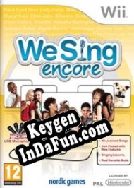 Activation key for We Sing Encore