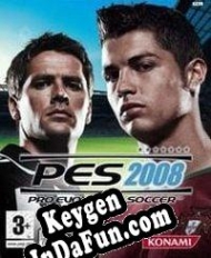 Key for game Winning Eleven: Pro Evolution Soccer 2008