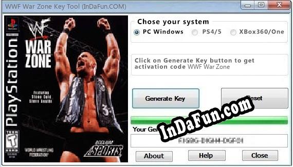 WWF War Zone key for free