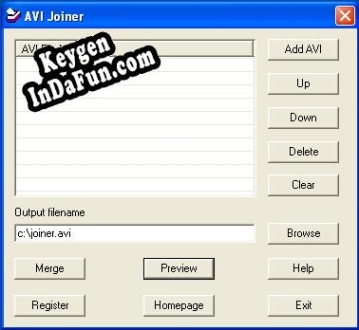 Activation key for 008Soft AVI Joiner