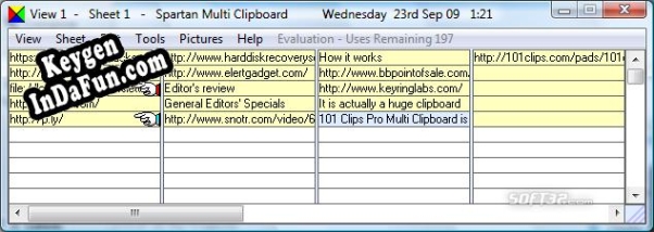 101 Clips Pro. - Multi Clipboard Key generator