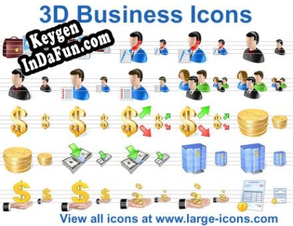 Activation key for 3D Business Icons