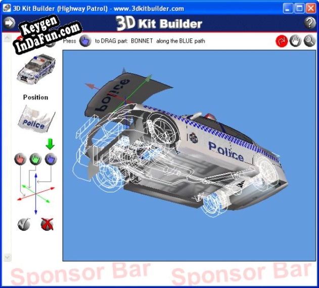 Key for 3D Kit Builder (Highway Patrol)