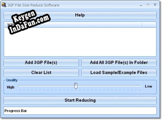 3GP File Size Reduce Software key generator
