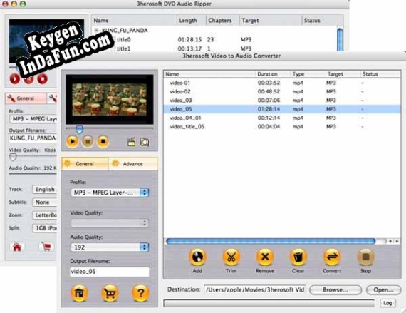 Key for 3herosoft DVD to Audio Suite for Mac