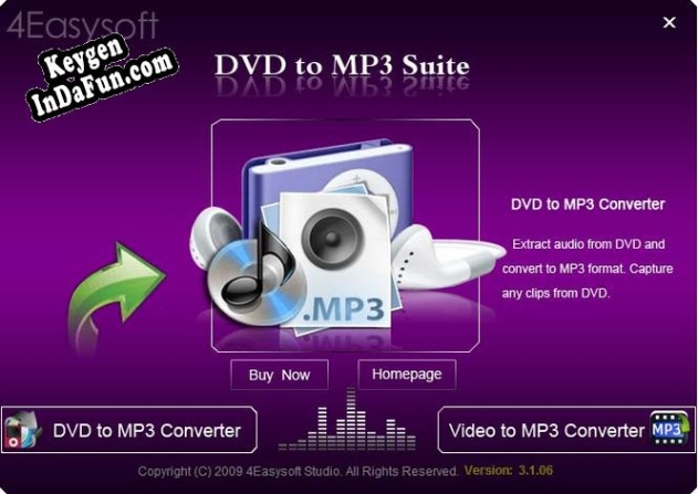 Key generator for 4Easysoft DVD to MP3 Suite