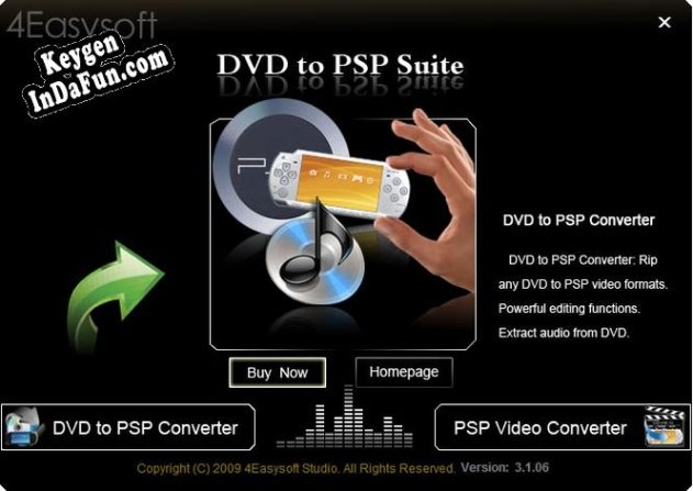 4Easysoft DVD to PSP Suite key free