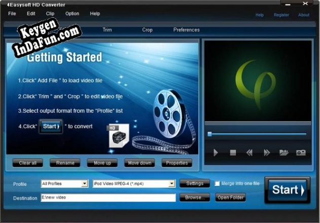Key for 4Easysoft HD Converter