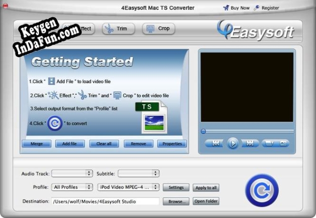 4Easysoft Mac TS Converter activation key