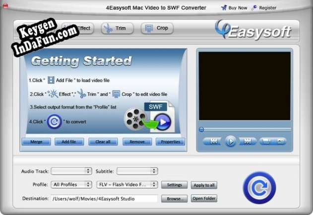 Key for 4Easysoft Mac Video to SWF Converter