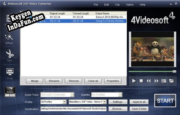 4Videosoft 3GP Video Converter Key generator