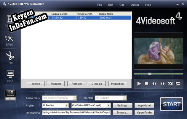 4Videosoft AVC Converter key free