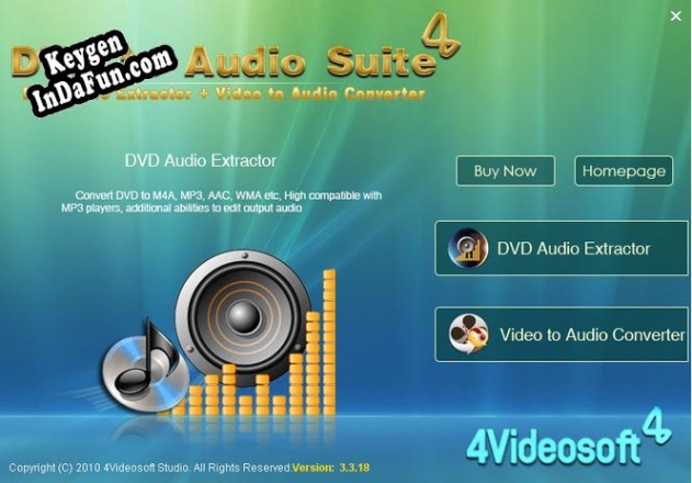 4Videosoft DVD to Audio Suite serial number generator