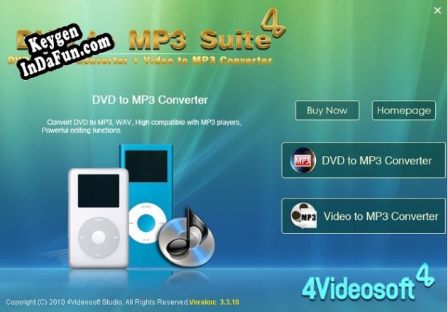 4Videosoft DVD to MP3 Suite key generator