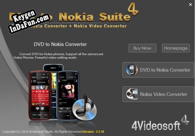 4Videosoft DVD to Nokia Suite serial number generator