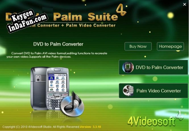 4Videosoft DVD to Palm Suite key free