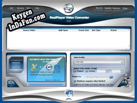 Key generator (keygen) A-Z RealPlayer Video Converter