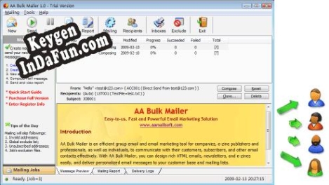 AA Bulk Mailer serial number generator