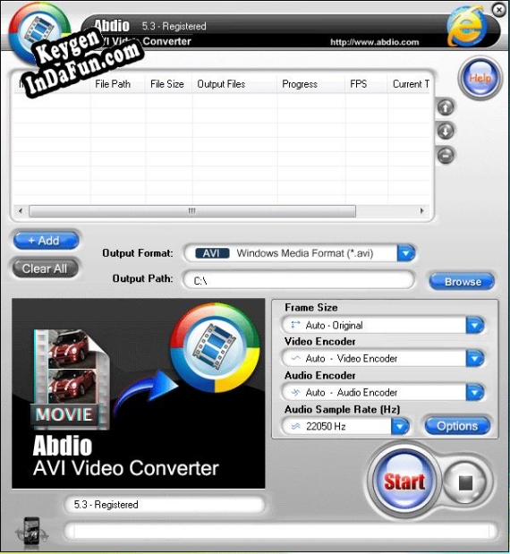 Abdio AVI Video Converter activation key
