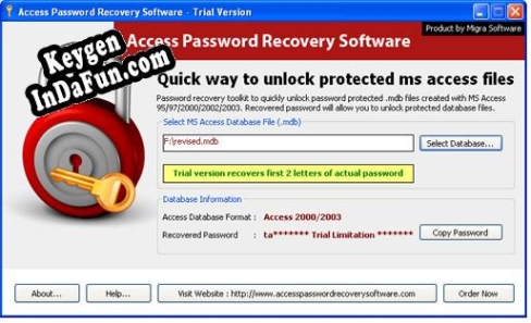 Activation key for Access File Password Recovery