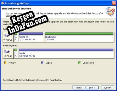 Activation key for Acronis Migrate Easy