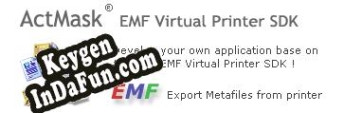 Registration key for the program ActMask EMF Virtual Printer Driver