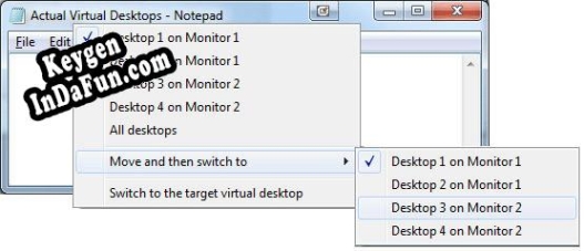 Key for Actual Virtual Desktops