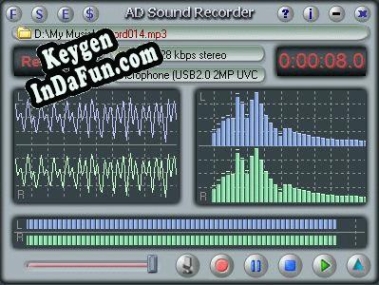 Key generator (keygen) AD Sound Recorder