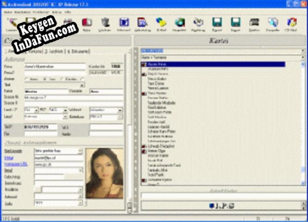 Registration key for the program AddressBook fÃ¼r Windows (Standard)