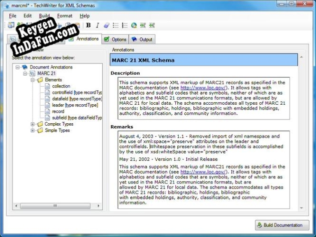 Adivo TechWriter for XML Schemas key free