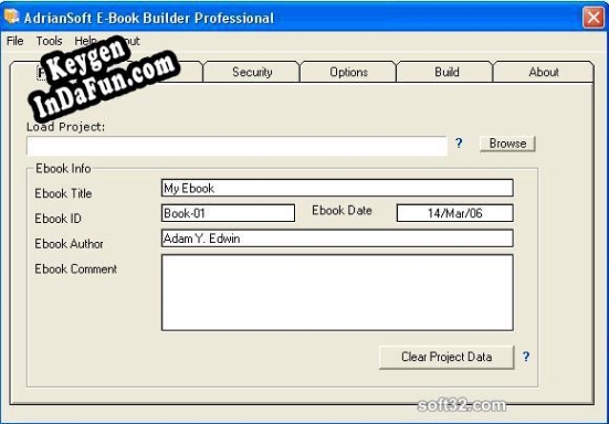 AdrianSoft E-Book Builder Pro Key generator