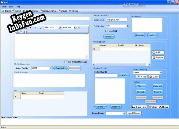 Advanced Email All key generator