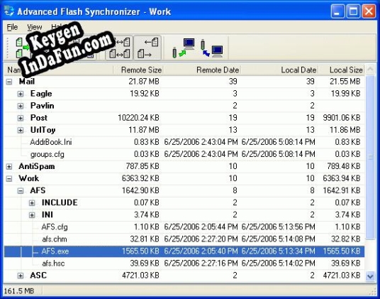 Advanced Flash Synchronizer Key generator