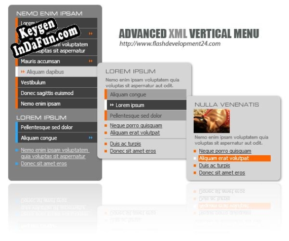 Free key for Advanced Vertical Menu by FD24