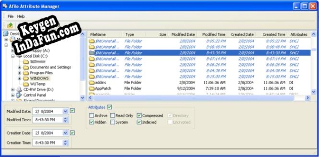 AFile Attribute Manager serial number generator