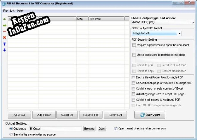 Activation key for Ailt All Document to PDF Converter