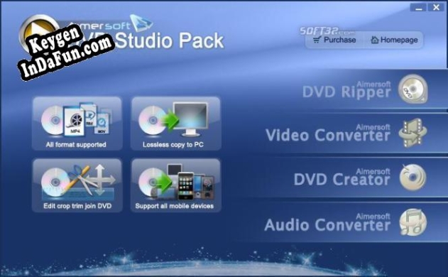 Key for Aimersoft DVD Studio Pack