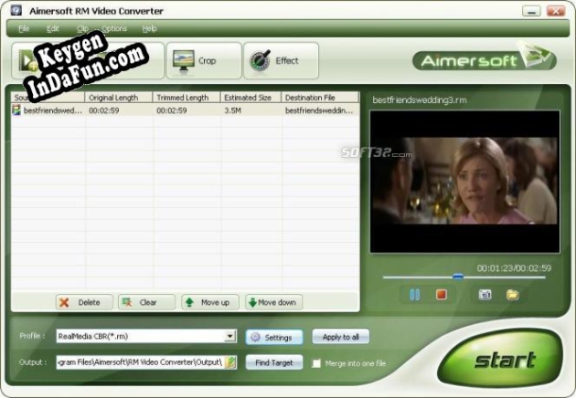 Aimersoft RM Video Converter serial number generator