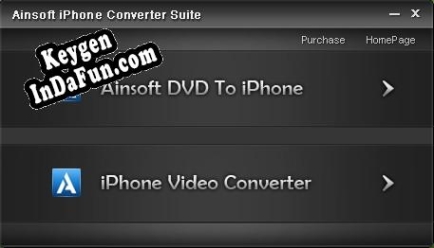 Ainsoft iPhone Converter Suite Key generator