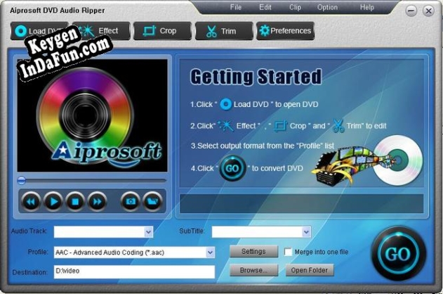 Aiprosoft DVD Audio Ripper activation key