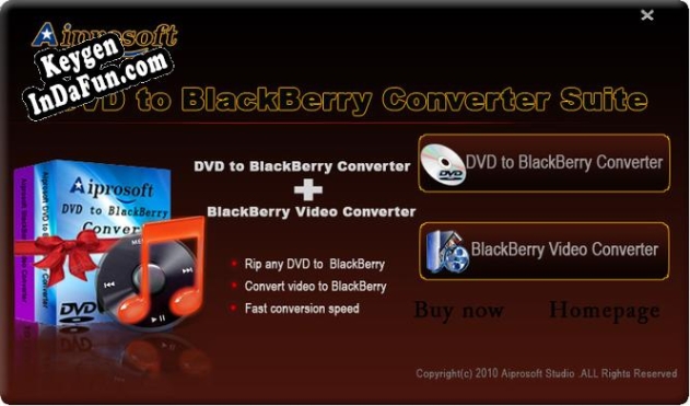 Aiprosoft DVD BlackBerry Converter Suite key generator