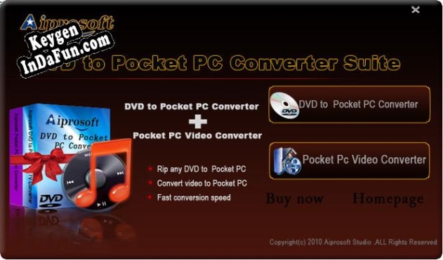 Aiprosoft DVD Pocket PC Converter Suite Key generator