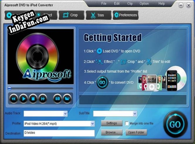 Aiprosoft DVD to iPod Converter activation key