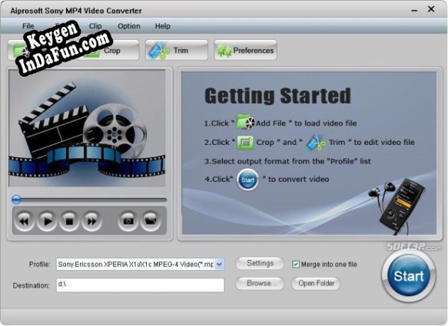 Free key for Aiprosoft Sony MP4 Video Converter