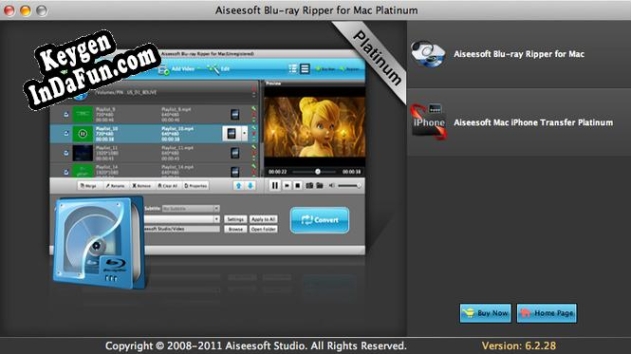 Aiseesoft Blu-ray Ripper Mac Platinum Key generator